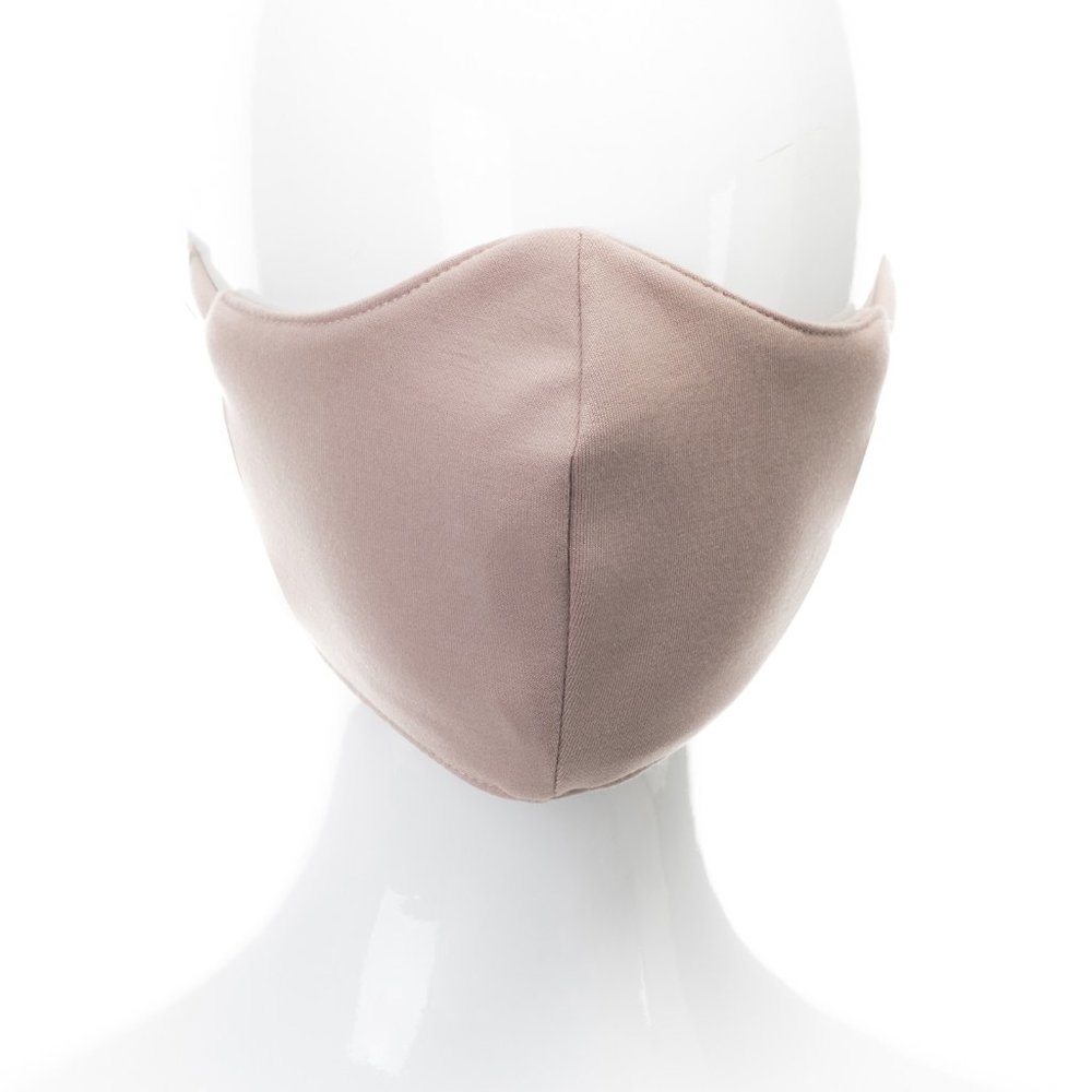 Cloth face mask with pocket filter -- PINK - Picture 7 of 12